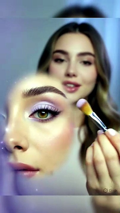 Blue Lilac Eye Makeup Tutorial 💜✨