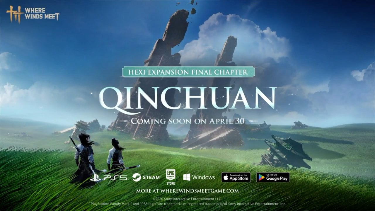 Where Winds Meet Official Qinchuan Hexi Expansion Gameplay Trailer