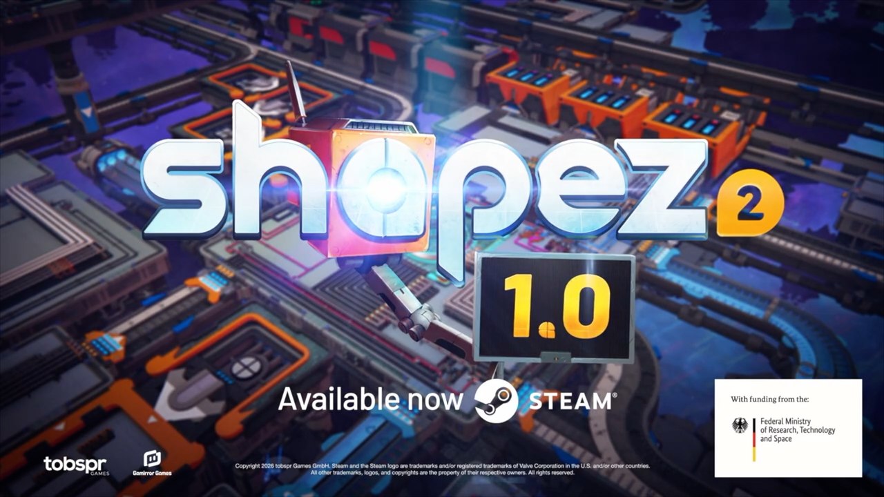 Shapez 2 Official Version 1.0 Launch Trailer