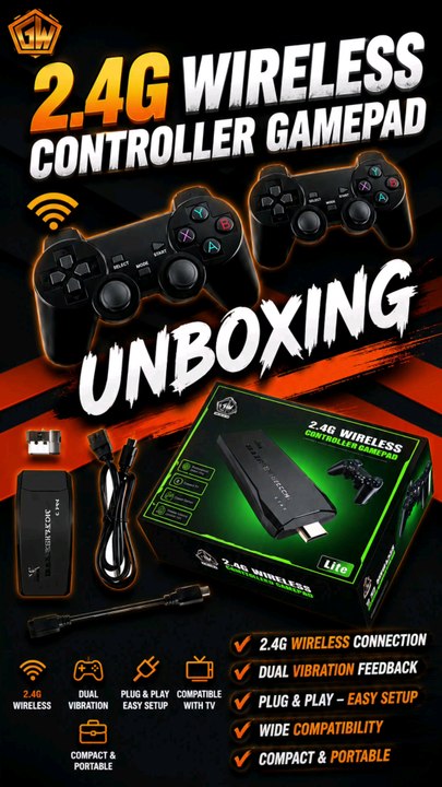 Unboxing 2.4G Wireless Gamepad Stick