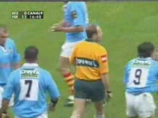 Rugby - Perpignan _ Béziers _ Enorme bagarre générale