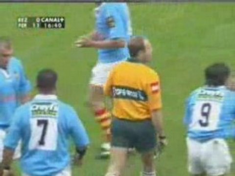 Rugby - Perpignan _ Béziers _ Enorme bagarre générale