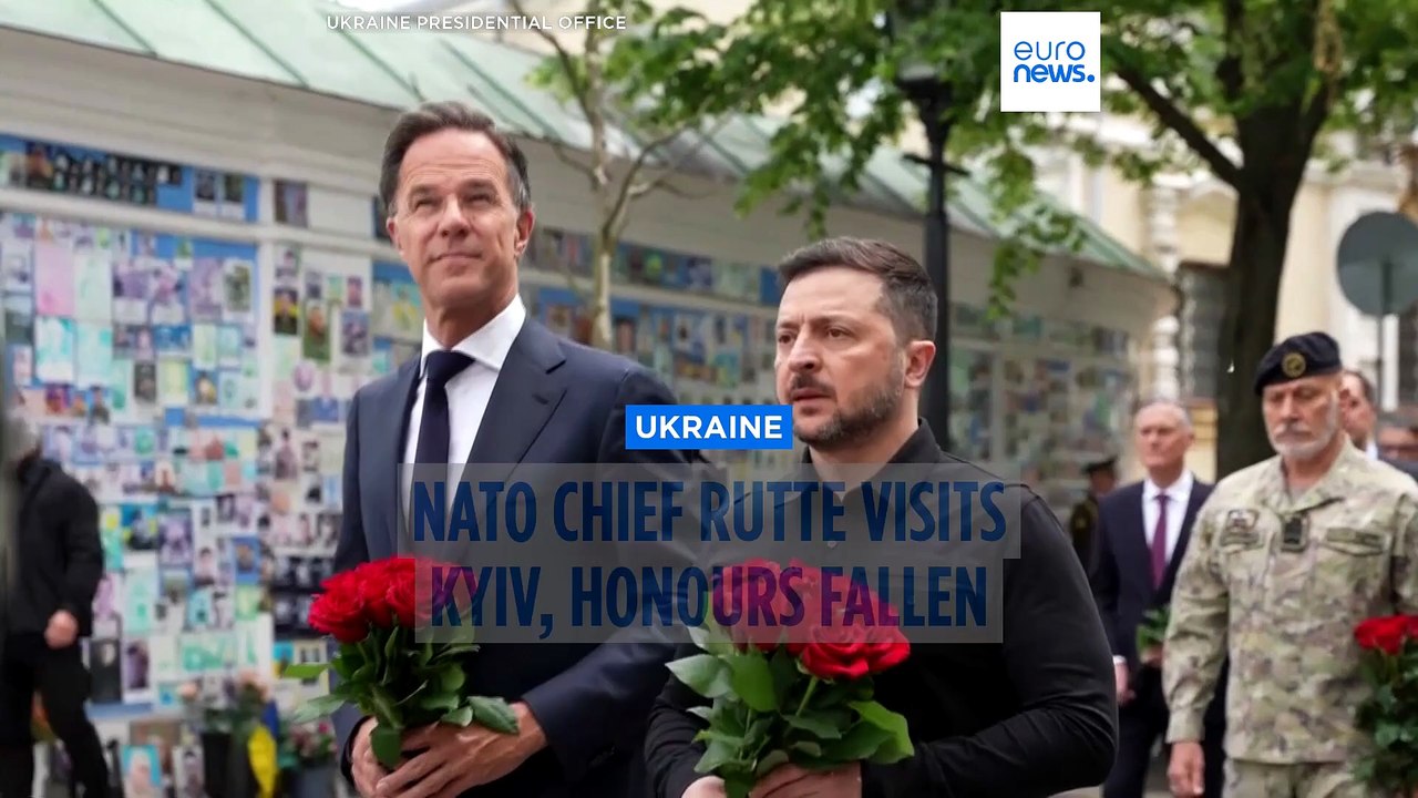 NATO chief Rutte arrives in Kyiv on unannounced visit, Ukrainian officials say