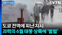 시간당 478mm 폭우에 '경악'...6월 태풍 상륙한 도쿄에 긴급 경보 [지금이뉴스] / YTN