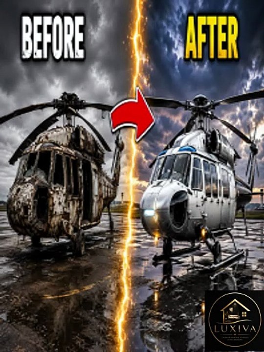 This Abandoned Helicopter Looks Brand New Again! 😲🚁