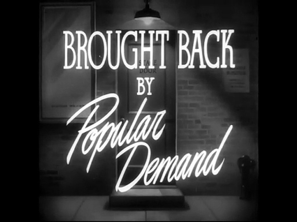 Stage Door (1937) Trailer