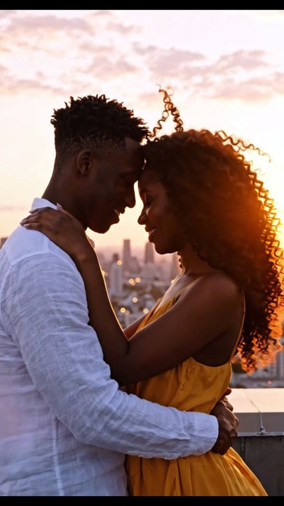 A romantic kiss on a rooftop with a breathtaking city view ❤️🌆✨  #RooftopKiss #CoupleGoals #RomanticVibes #LoveStory #CityLights #SweetMoments #ViralLove #Romance