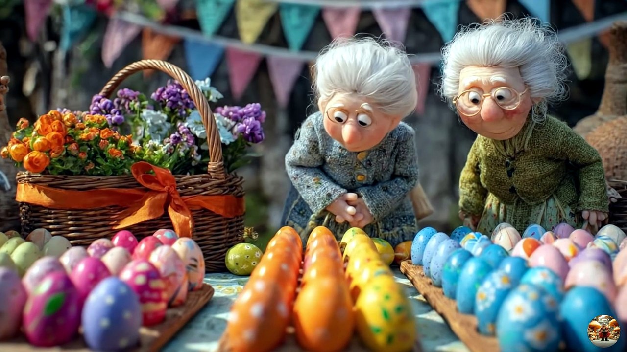 Surreal AI Film  A Very Unusual Town - Where Easter Woke with the Bells (4K)