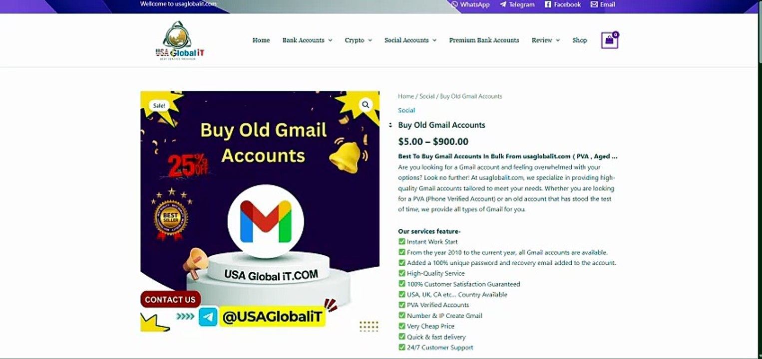 Best Way to Purchase Old Gmail Accounts Safely