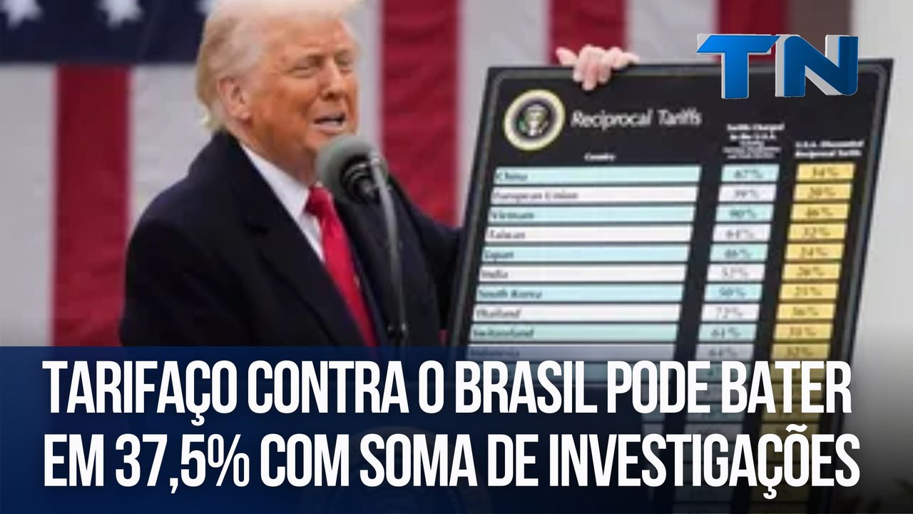 Tarifaço contra o Brasil pode bater em 37,5% com soma de investigações