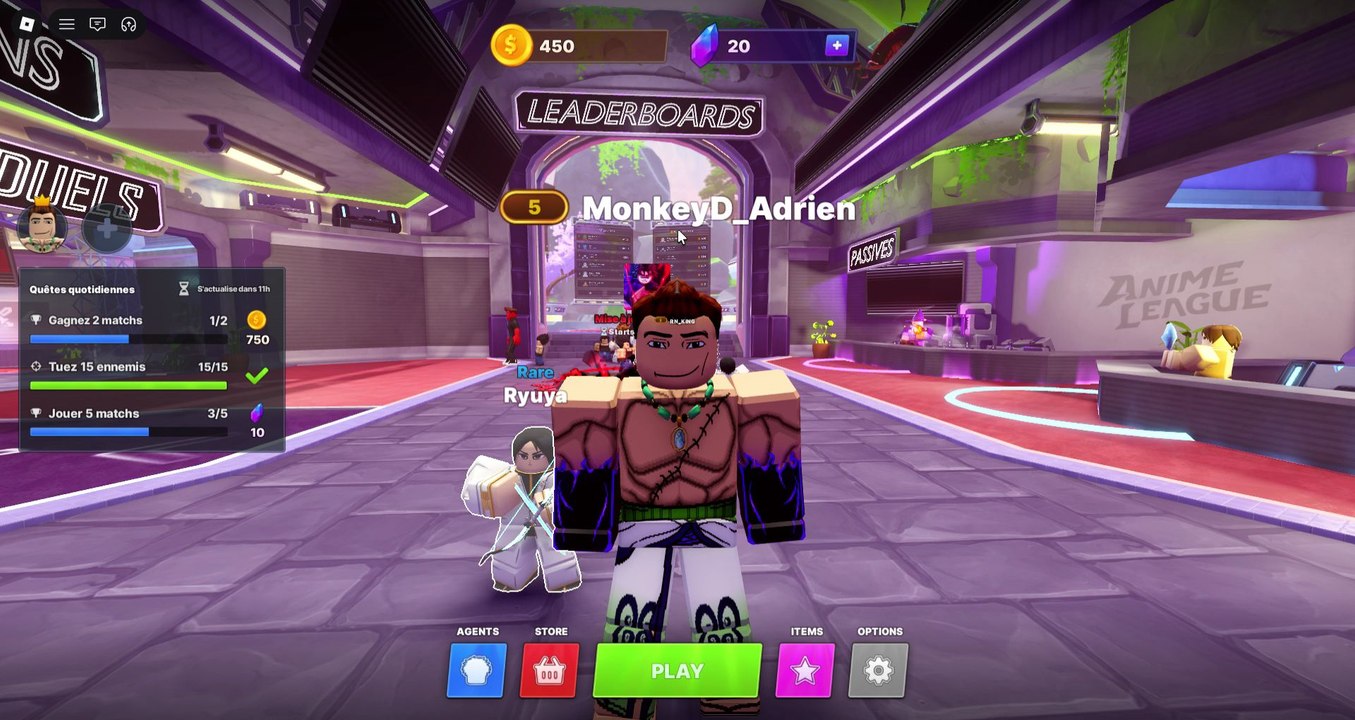 Showcase de ryuya sur ligue d'animé