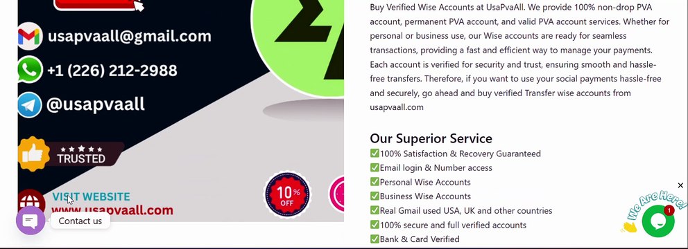 Top 10 Reliable Websites for Buy Verified Wise Account Purchase