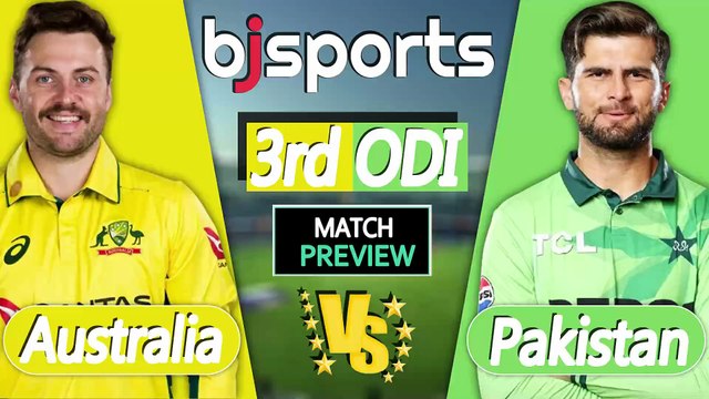 Australia vs Pakistan 2026 | AUS vs PAK 3rd ODI Match Preview |