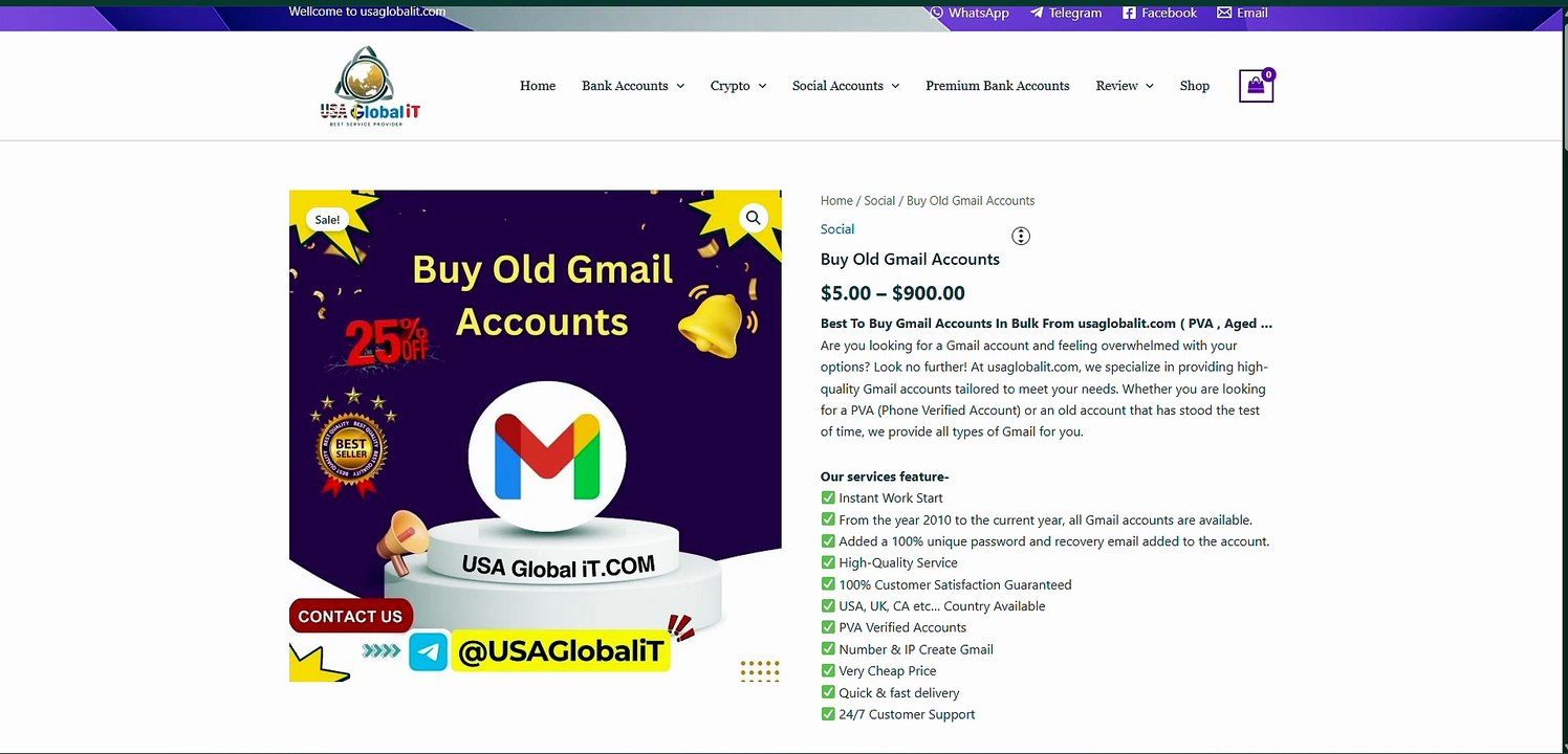 14 Best Sites to Buy Verified Gmail Accounts (Aged or New)