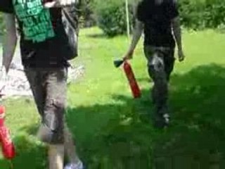 Intervention de la brigade anti feux