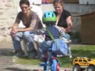 Baptiste et son vélo