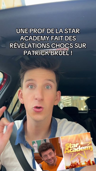 UNE PROF DE LA STAR ACADEMY ACCUSE PATRICK BRUEL !!