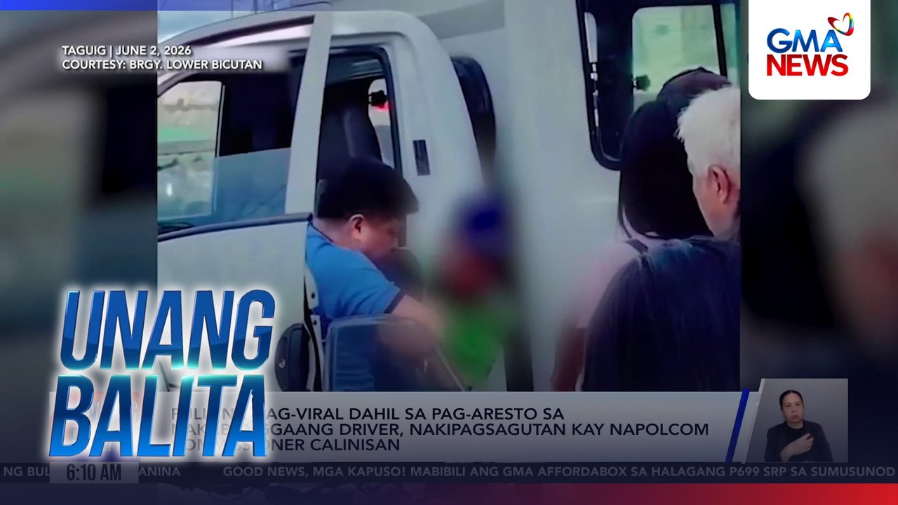 Pulis na nag-viral dahil sa pag-aresto sa nakabanggang driver, nakipagsagutan kay NAPOLCOM Commissioner Calinisan | Unang Balita