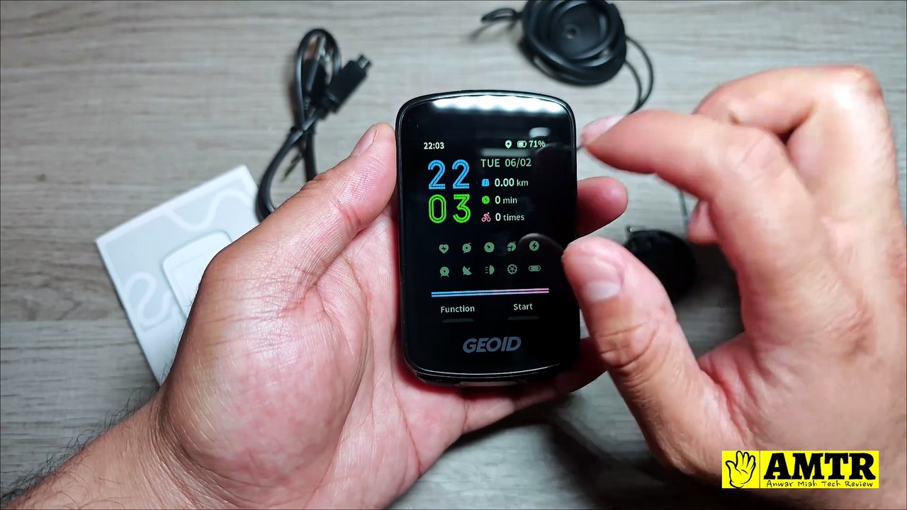 Geoid CC700 Smart GPS Bike Computer (Review) - video Dailymotion