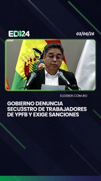 El vocero presidencial, José Luis Gálvez, denunció que personas ingresaron nuevamente a instalaciones de YPFB en Santa Rosa del Sara y retuvieron a trabajadores, hecho que calificó como un acto cr1minal.