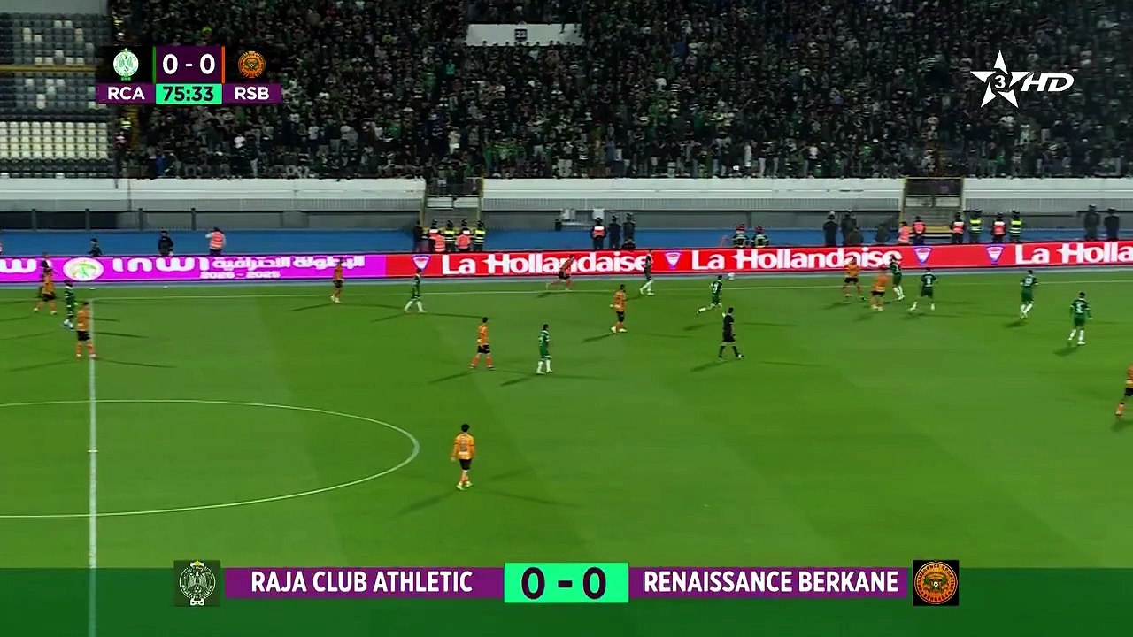 اهداف مباراة الرجاء البيضاوي ضد نهضة بركان لحسا...