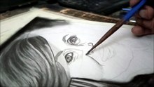 Portrait Sketch of  Julia Ann