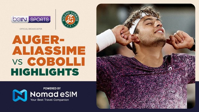 Félix Auger-Aliassime vs Flavio Cobolli | Roland-Garros 2026 | Match Highlights