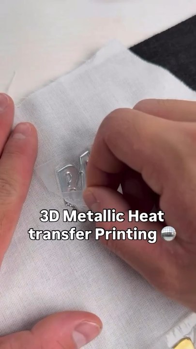 Clothing 3D thermal transfer printing technology