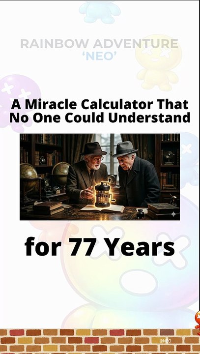 A Miracle Calculator That No One Could Understand for 77 Years #NEO #RAINBOWADVENTURE