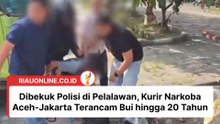 Dibekuk Polisi di Pelalawan, Kurir Narkoba Aceh-Jakarta Terancam Bui hingga 20 Tahun