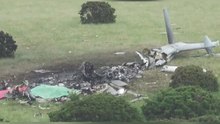 Militärhubschrauber zerschellt bei Übungsflug