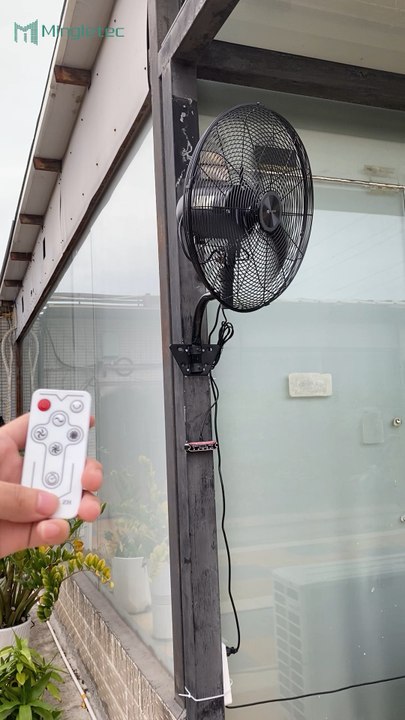 Mingletec BLDC Wall Fan with Touch Screen and Remote Control #mingletec#BLDC#wallfan#industrialfan#touchscreen