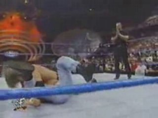 Triple H Vs British Bulldog With Special Referee The Rock