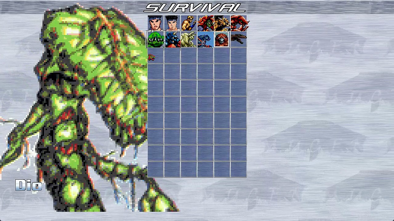 M.U.G.E.N (Survival Mode) Griffon King (Orange) Longplay