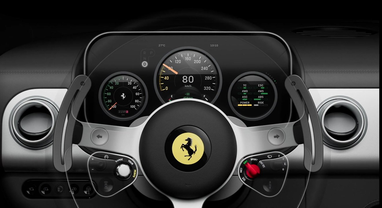 Der Ferrari Luce - Interieur