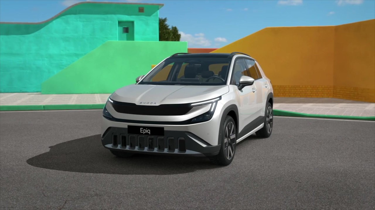 Der neue Skoda Epiq - Exterieur - das erste Škoda Serienmodell, das die Designsprache ‚Modern Solid‘ vollständig umsetzt