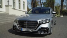 Mercedes-Benz S 450 d 4MATIC Exterior Design in High-tech silver metallic