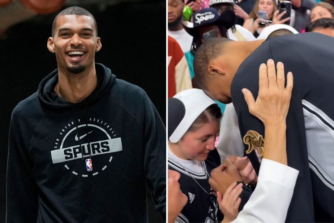 Victor Wembanyama y las monjas de los Spurs protagonizan el momento viral más inolvidable de las Finales de la NBA