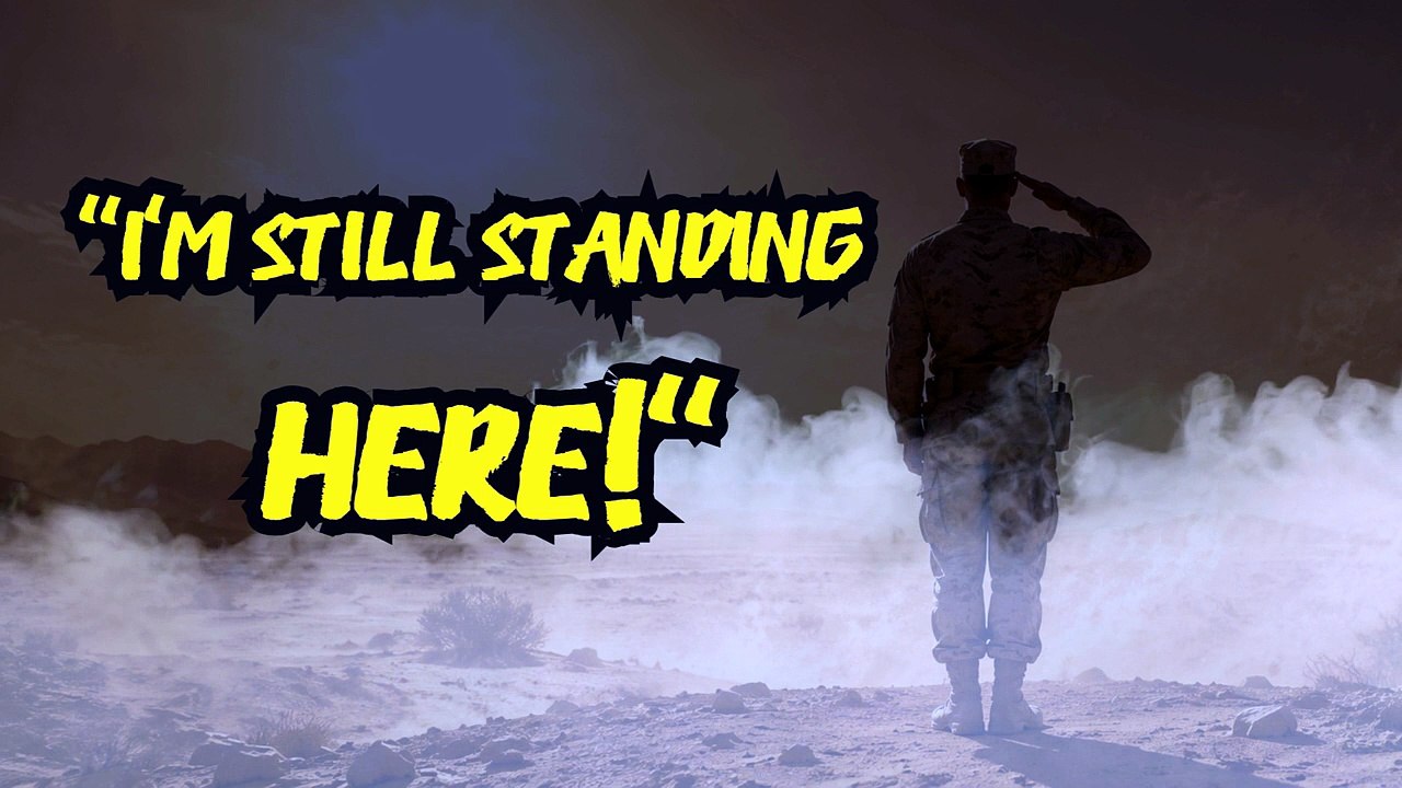 I'M STILL STANDING HERE! 🔥 (Official Lyric Video) Military Rock Song.