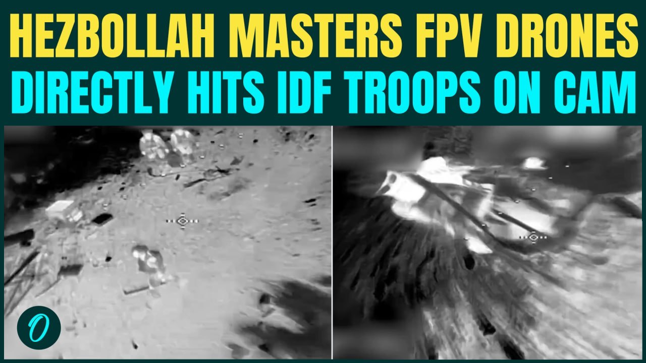 Hezbollah FPV Drone Directly HIT Israeli Troops On Cam; Netanyahu In PANIC Over Back To Back Attacks