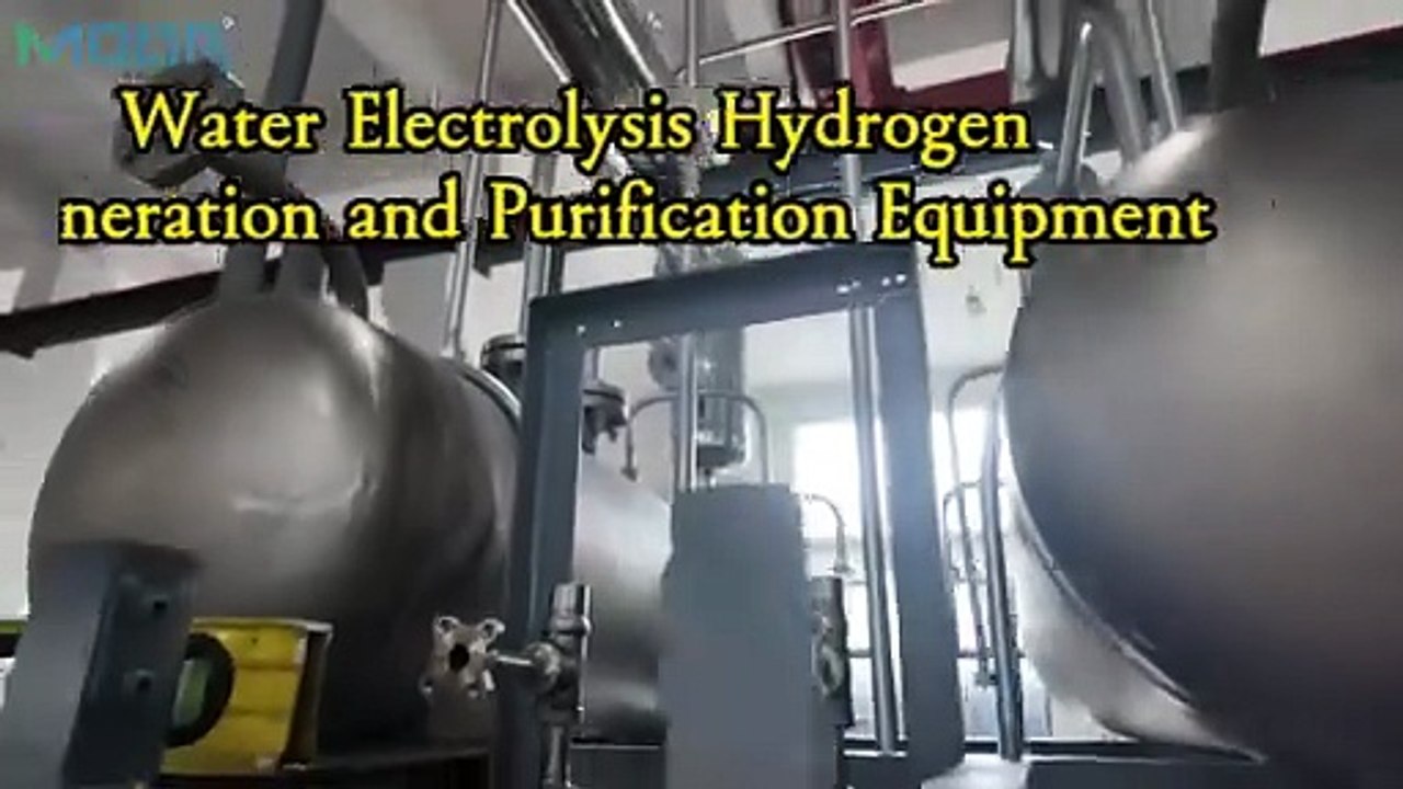 Hydrogen Purification System Installation in Progress