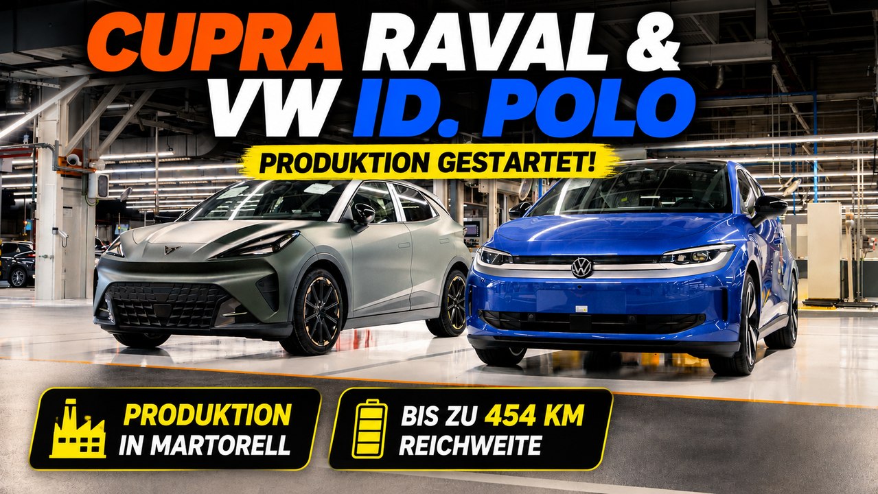 CUPRA Raval und Volkswagen ID. Polo elektrifizieren Europa | die Produktion