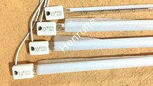 800w 650mm Quartz halogen infrared heater bulb short wave quartz lamps for Semi-automatic blow molding machine