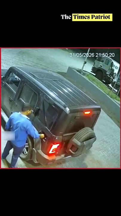 Fuel Up and Flee: Thar Driver Caught on CCTV Escaping Without Paying for Diesel in Mathura