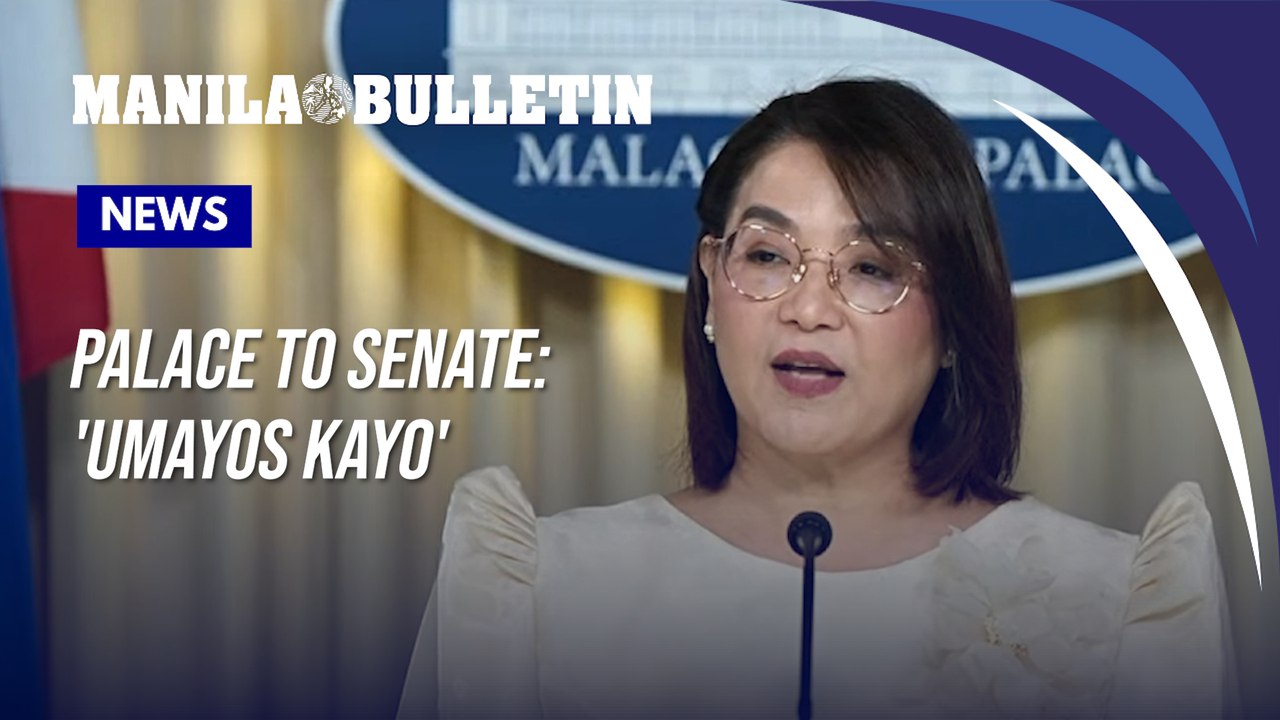 Palace expects Senate to solve disarray before 2026 SONA