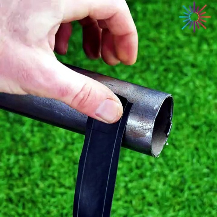 Strong tie only using thread! 💯