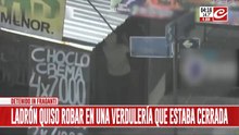 Quiso robar una verdulería y terminó rodeado de varios patrulleros