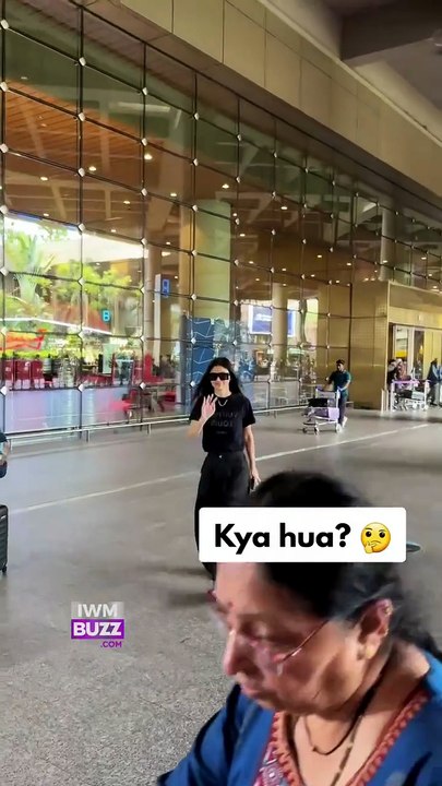 Mouni Roy keeps it stylish in an all-black casual look on her return to Mumbai