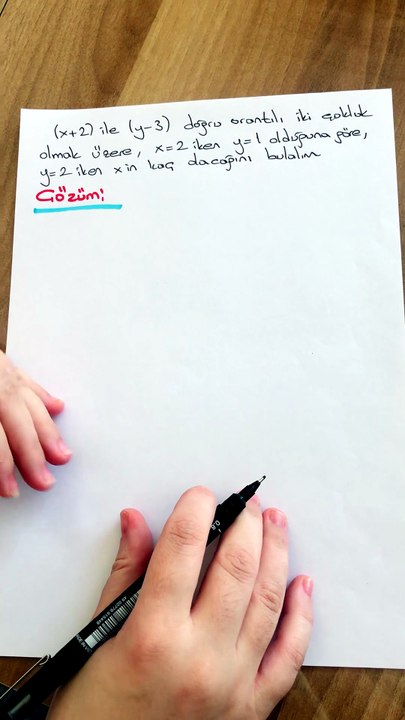 Matematik Oran Orantı