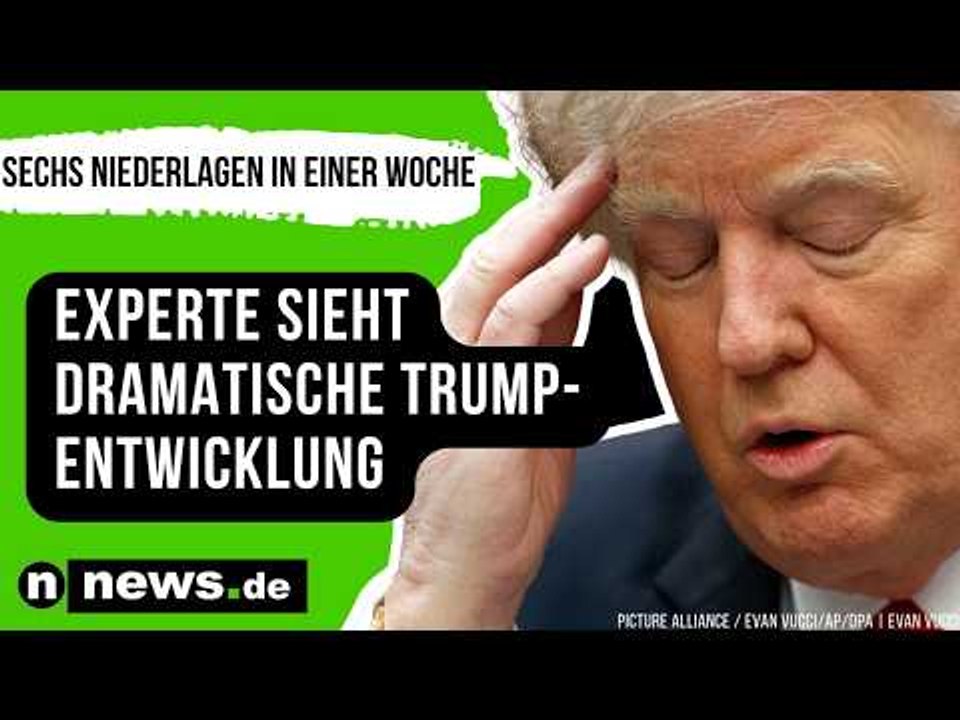 Donald Trump: Sechs Niederlagen in einer Woche - Experte sieht dramatische Trump-Entwicklung